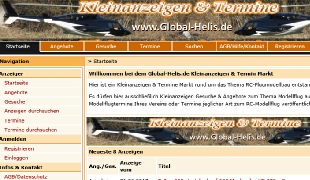 Kleinanzeigen & Flugtagekalender